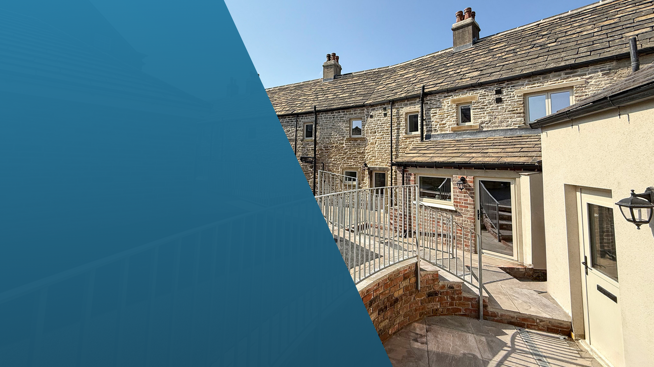 Completed renovation of a traditional stone property featuring structural alterations, external refurbishment and restored original features.