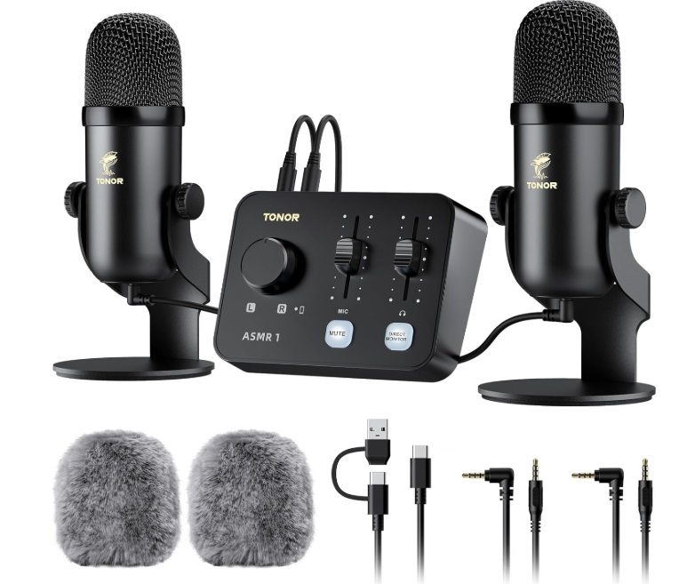 TONOR ASMR Microphone Equipment Bundle
