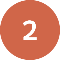 A red circular badge with the number two in white in the center.