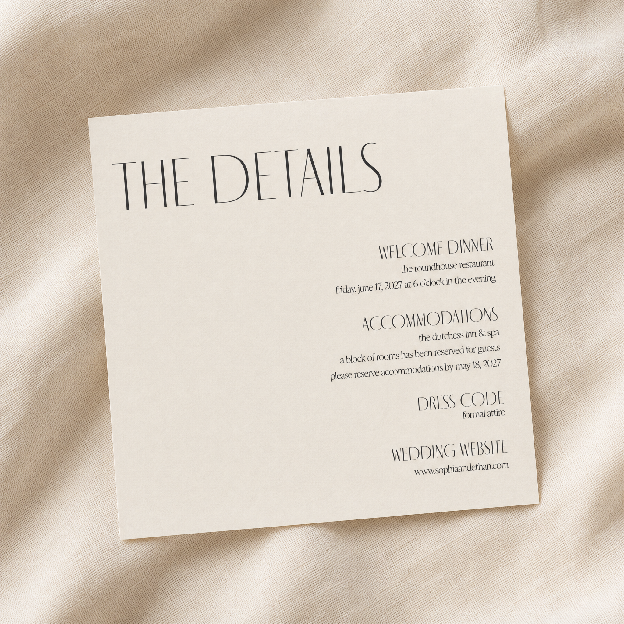 Details Card