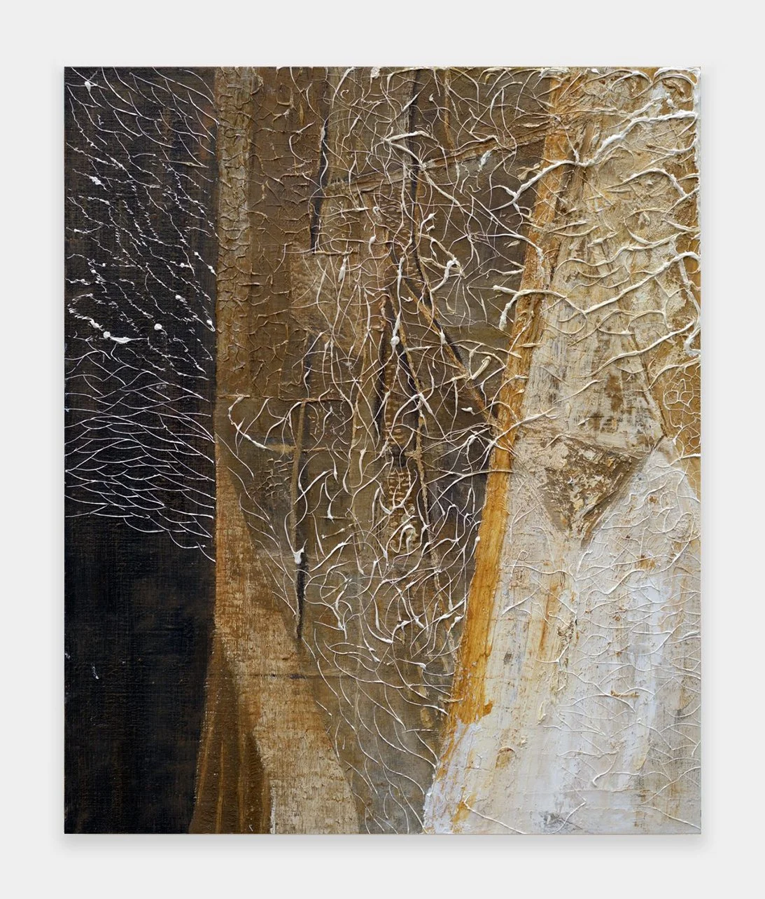   Ruined Panel , Oil on panel, 60 x 50 cm, 2026 