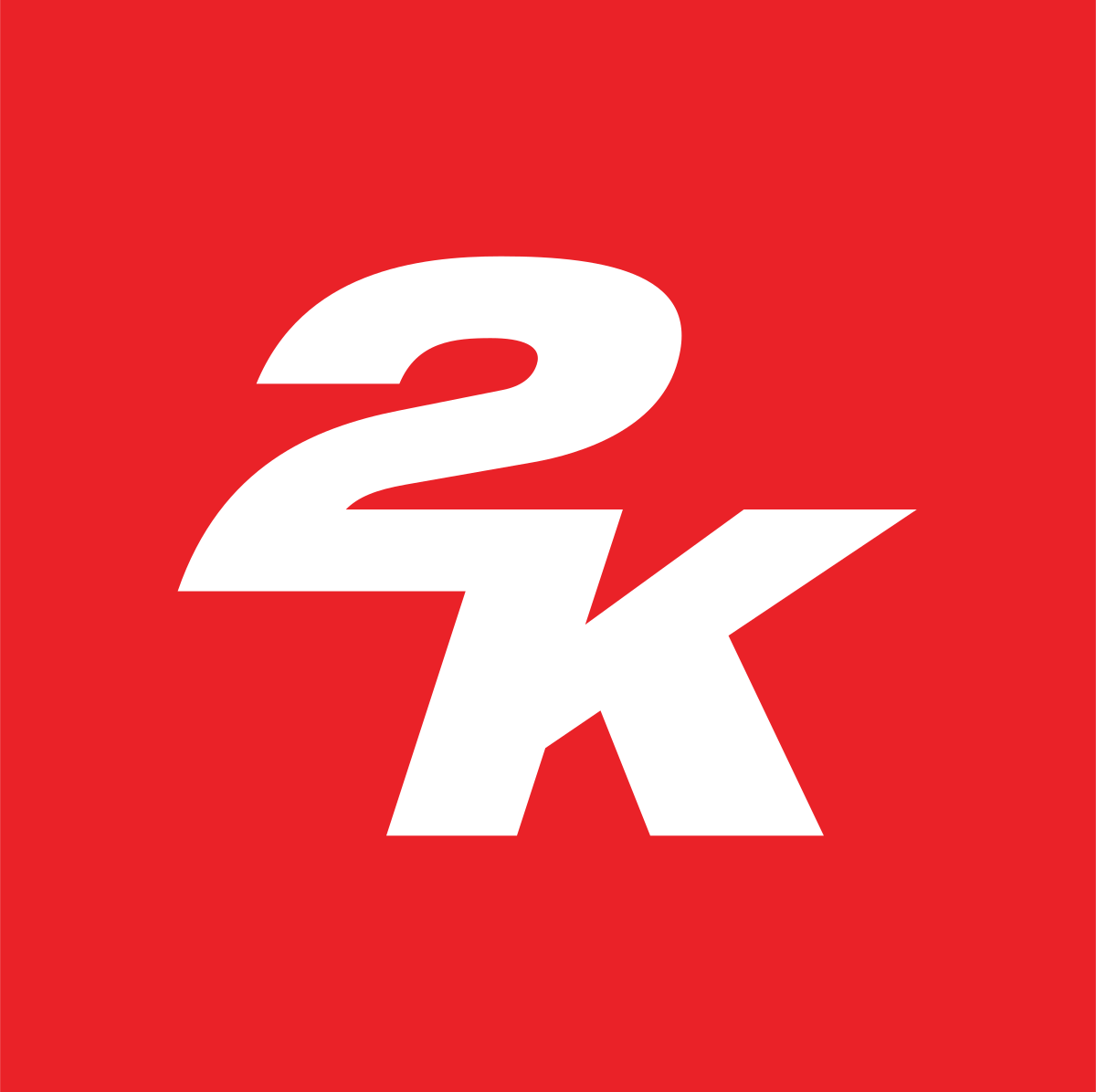 Red background with white text '2K' in bold, stylized font.
