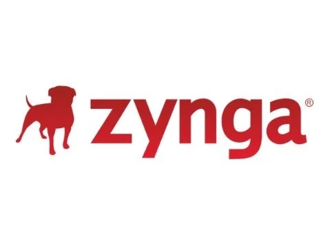 Zynga logo with a stylized dog silhouette on the left and the word 'zynga' in lowercase red letters on the right.