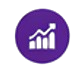 Increasing revenue icon