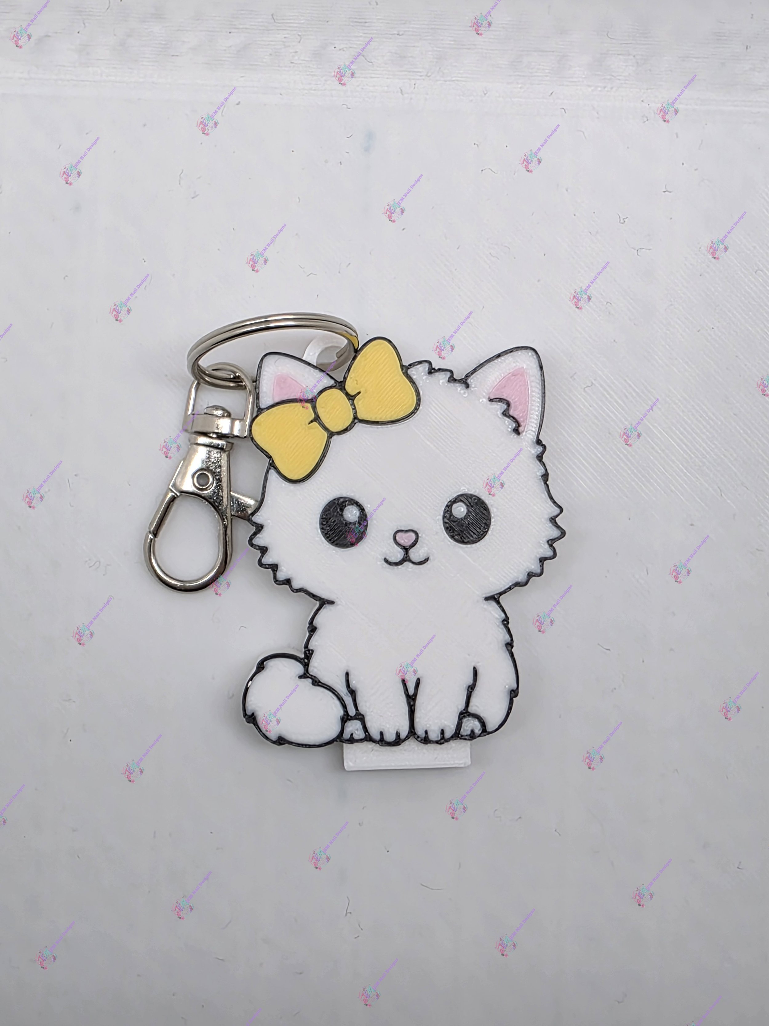 Kitty Keychain Nail Saver