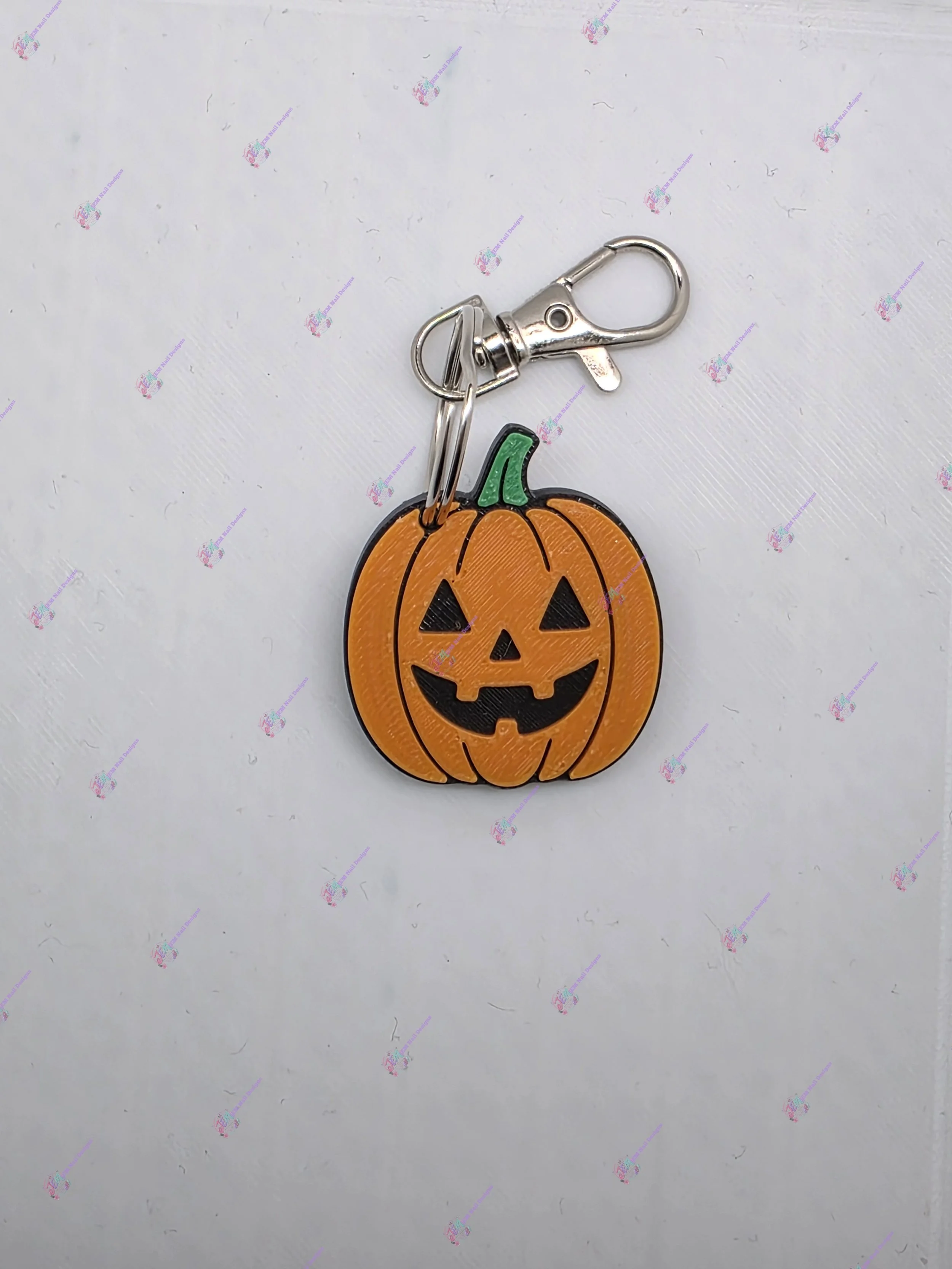 Pumpkin Nail Saver Keychain
