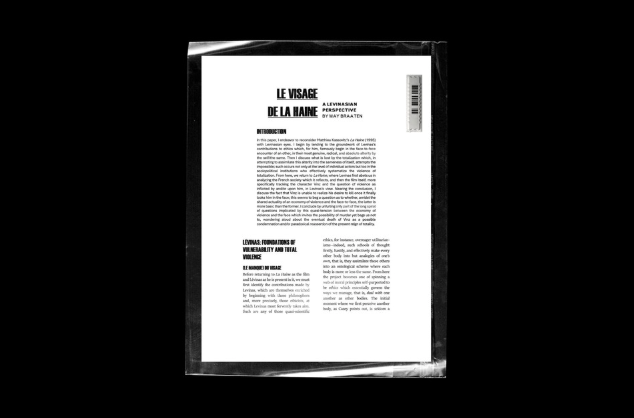 Le visage de la haine: A Levinasian Perspective