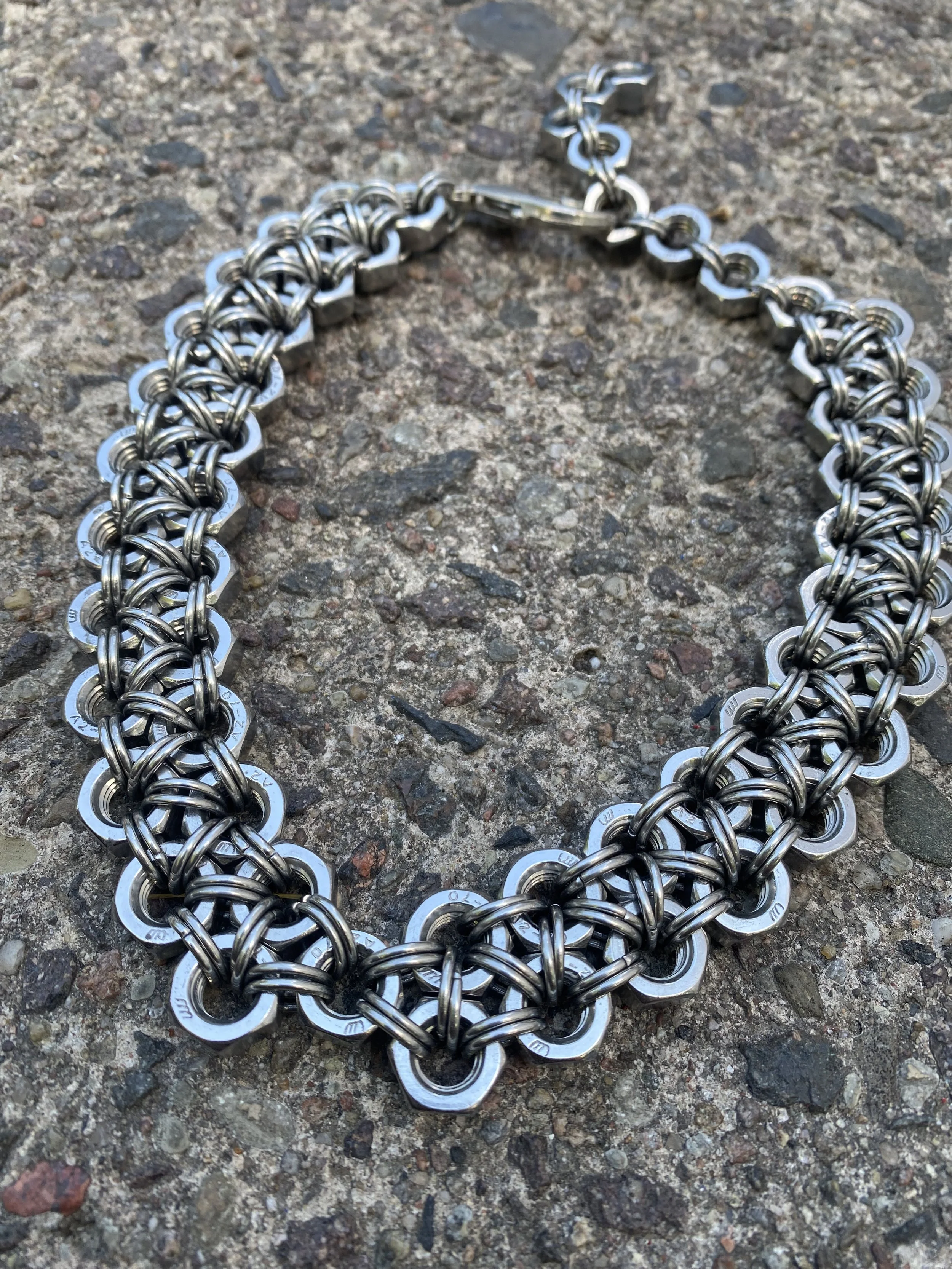 ARMOUR CORE 02.2 - Heavy Duty Industrial Unique Chainmail Necklace