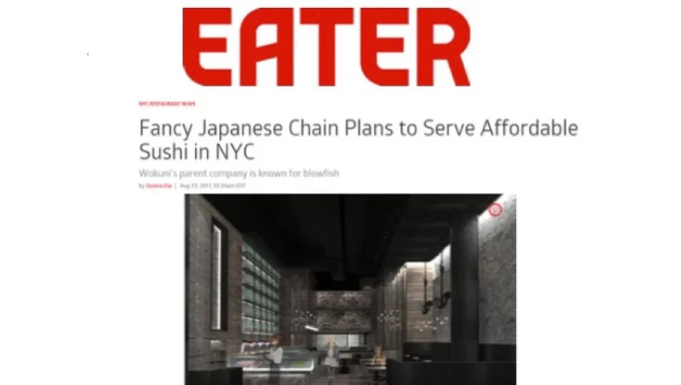 [EATER] Fancy Japanese Chain Plans to Serve Affordable Sushi in NYC