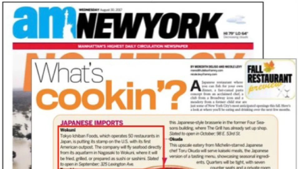 [amNewYork] What’s Cookin? Fall Restaurant Preview