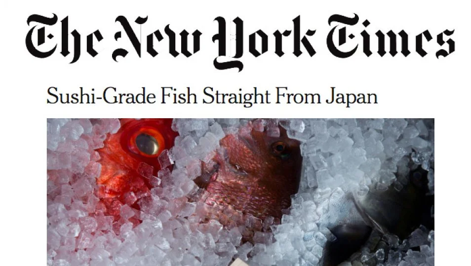 [The New York Times] Sushi-Grade Fish Straight From Japan
