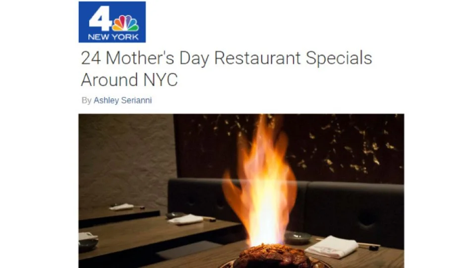 [NBC] 24 Mother’s Day Restaurant Specials Around NYC