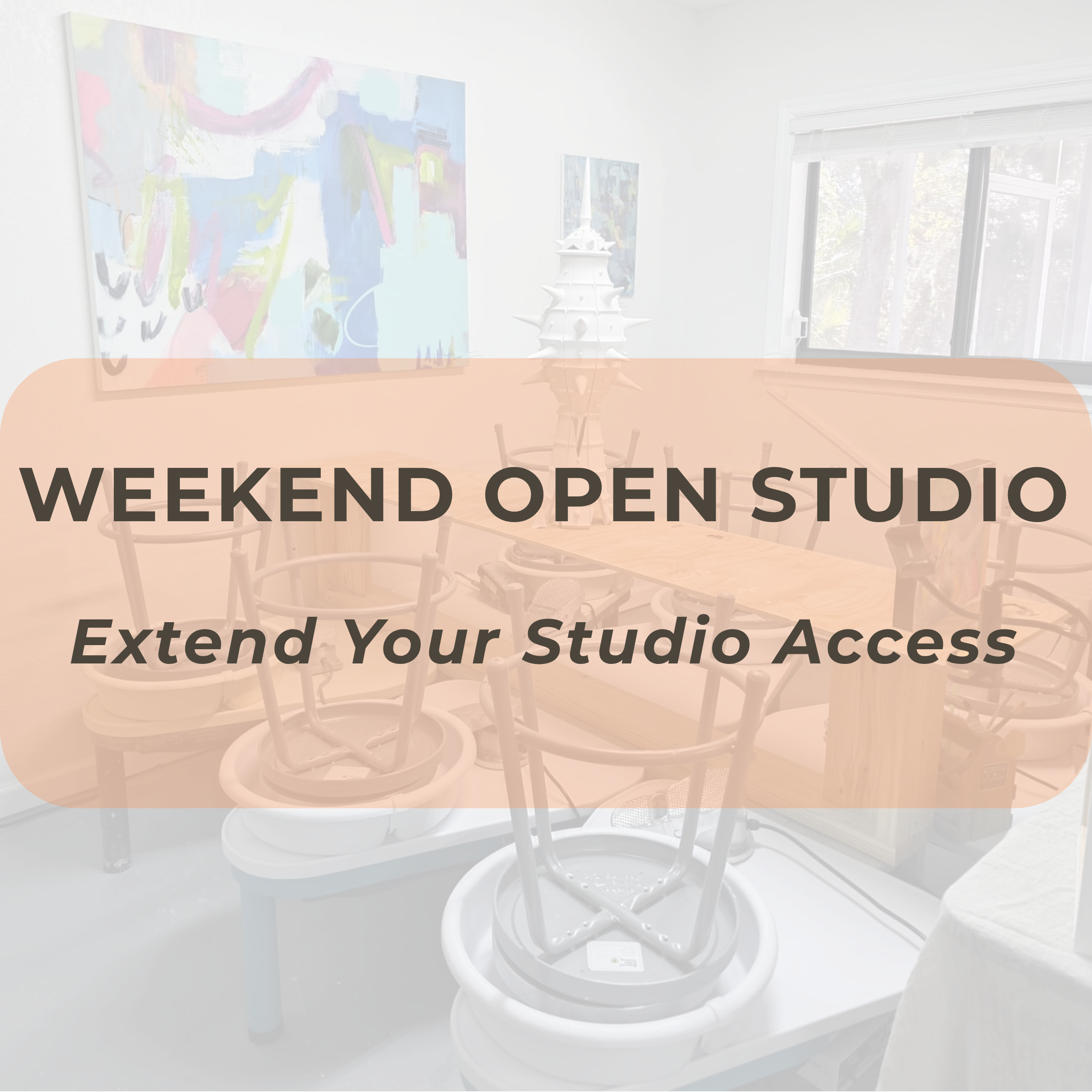 Weekend Studio Access Add-On (September 2026)