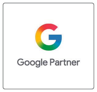 Google Partner logo with a colorful 'G' and the words 'Google Partner' underneath.