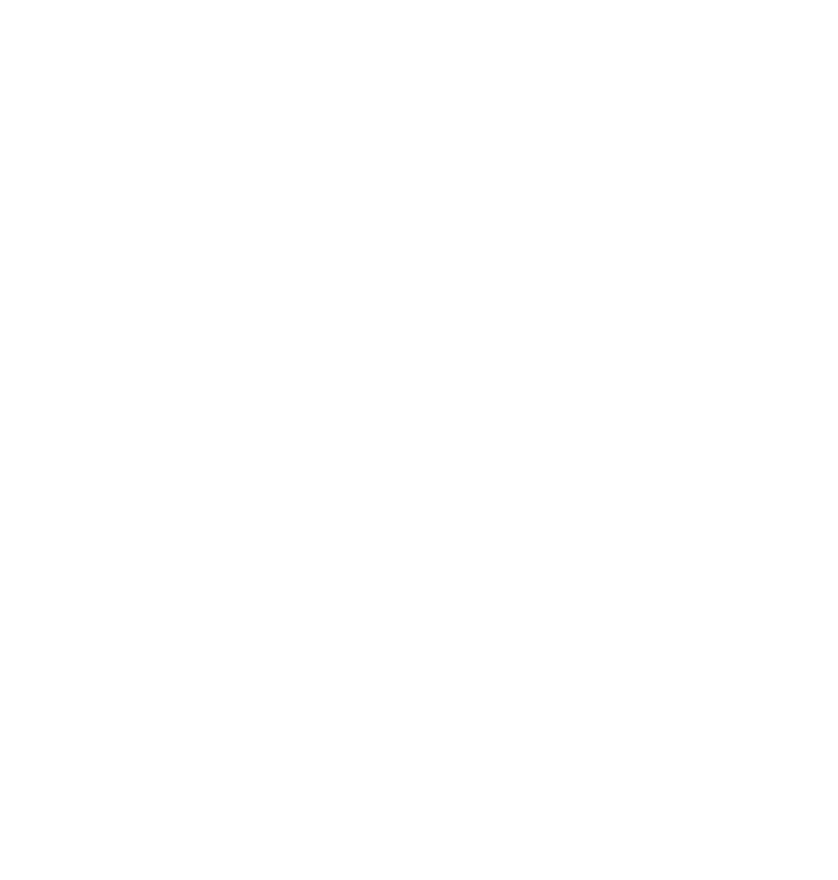 Dessin en blanc d'une branche avec plusieurs feuilles sur fond noir.