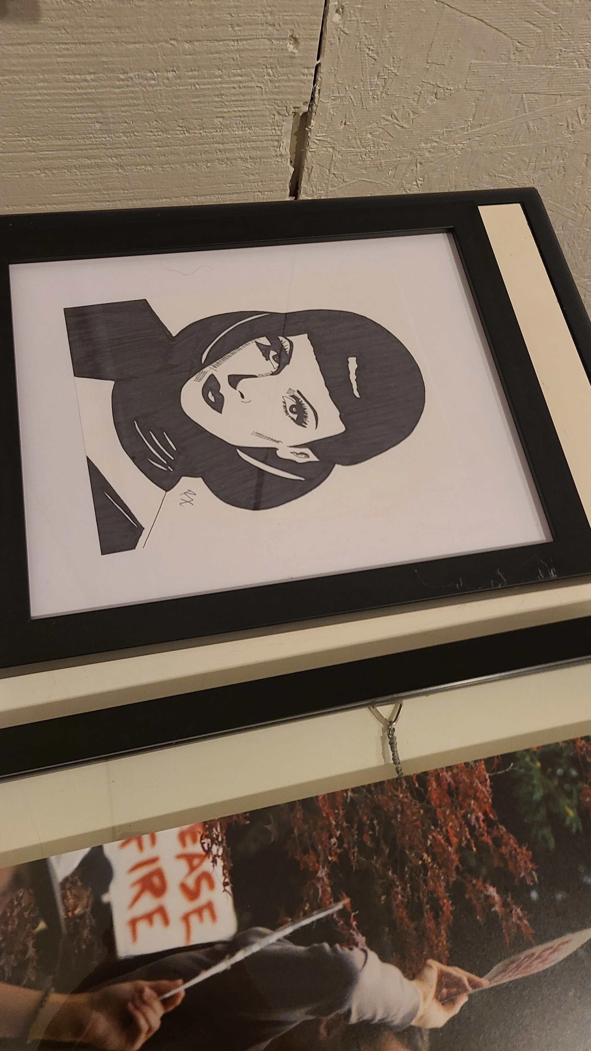 Framed painting by Rachel Tyrell
