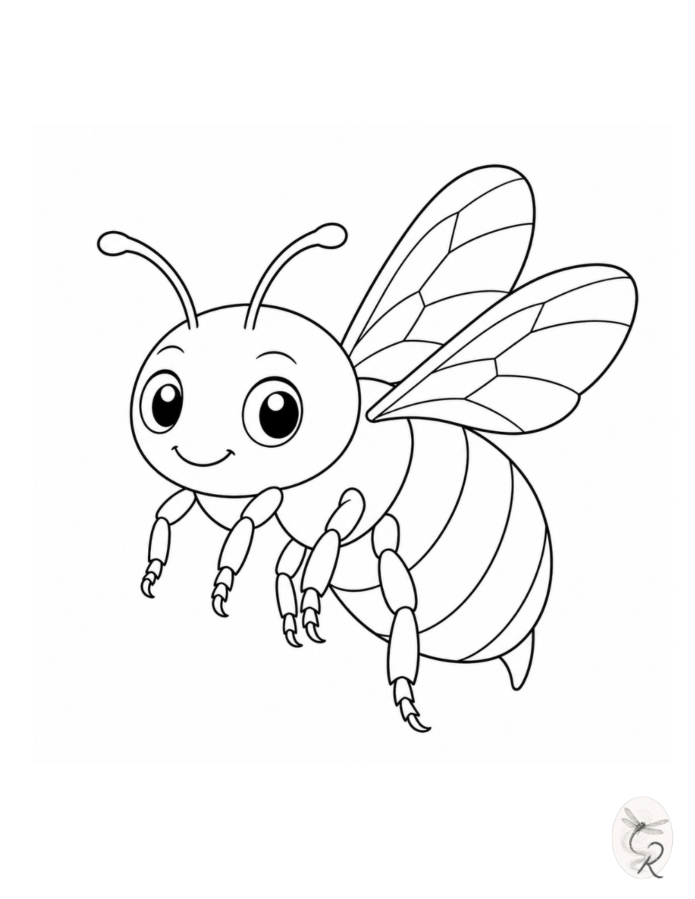 Busy the Bee coloring page