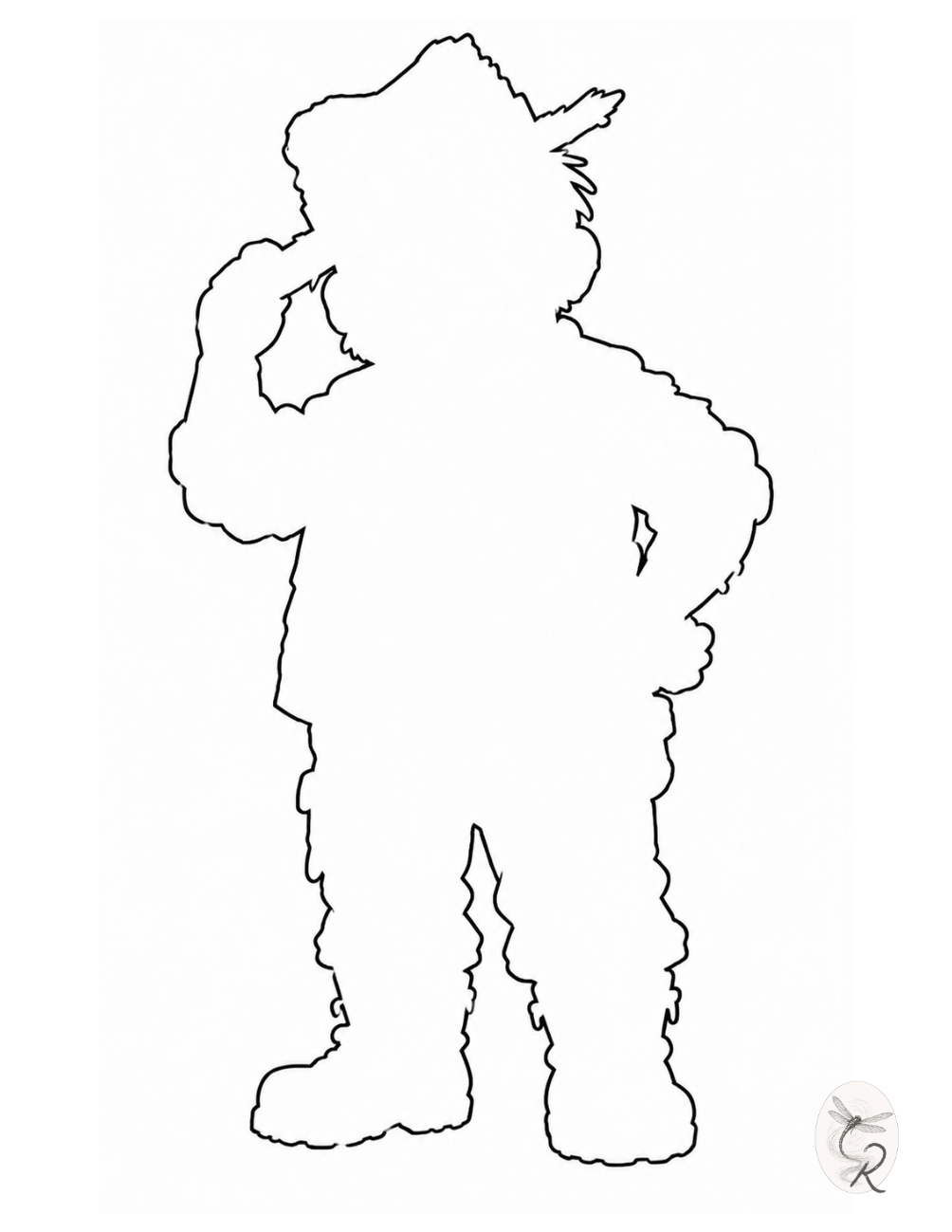 Seedman coloring page