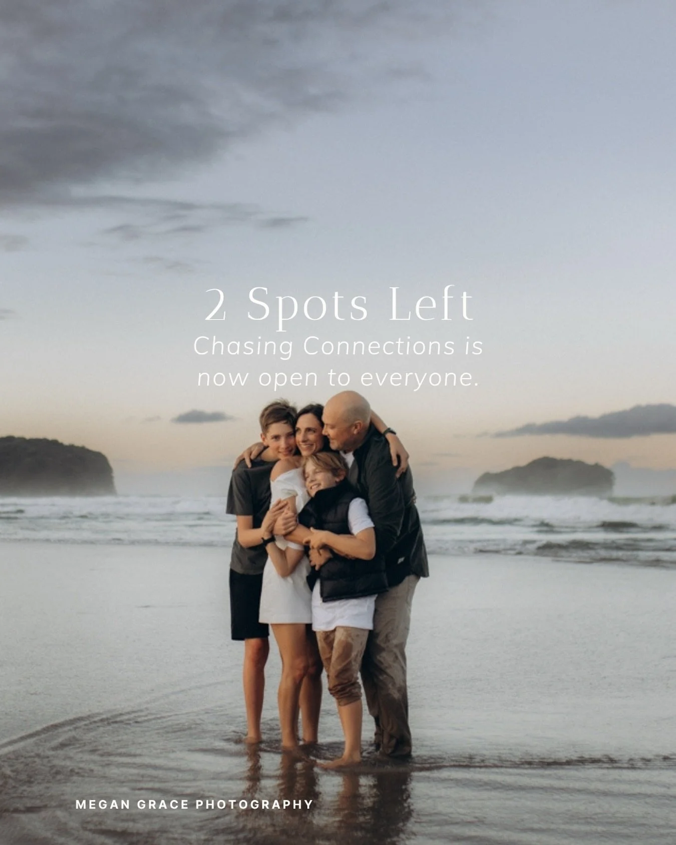 This intake of Chasing Connections is almost full - two spots remain and we&rsquo;re now open to everyone! 

If you&rsquo;ve been watching from the sidelines and waiting to see if it was right for you, this is the moment.

Four modules. More than 16 