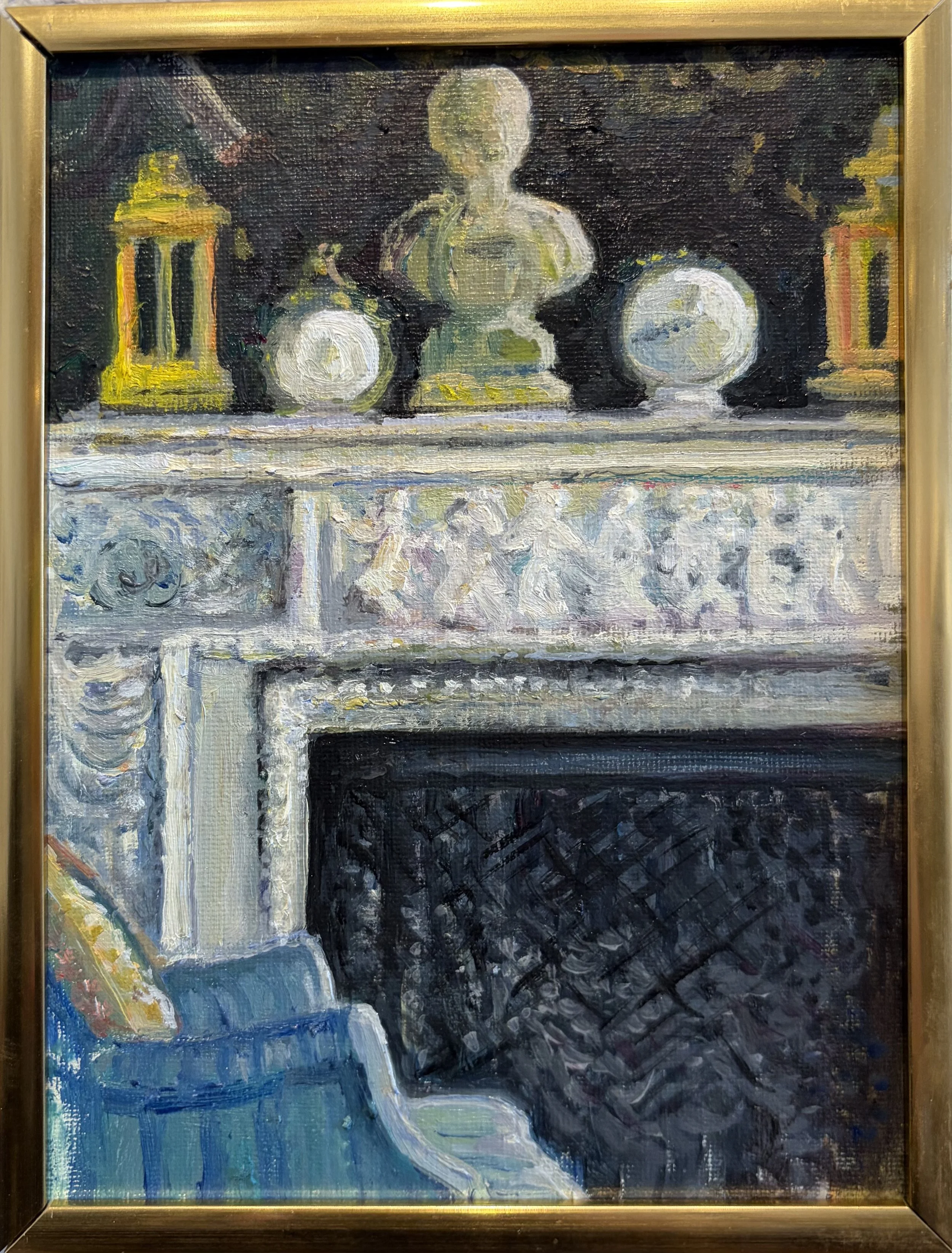 Fireplace with Armchair