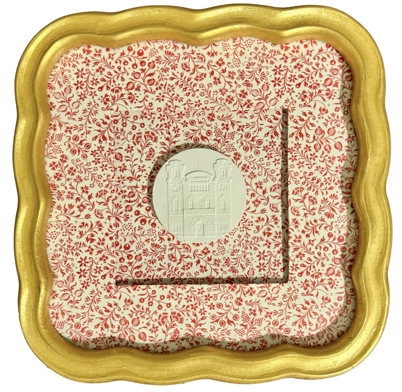 Red Intaglio I