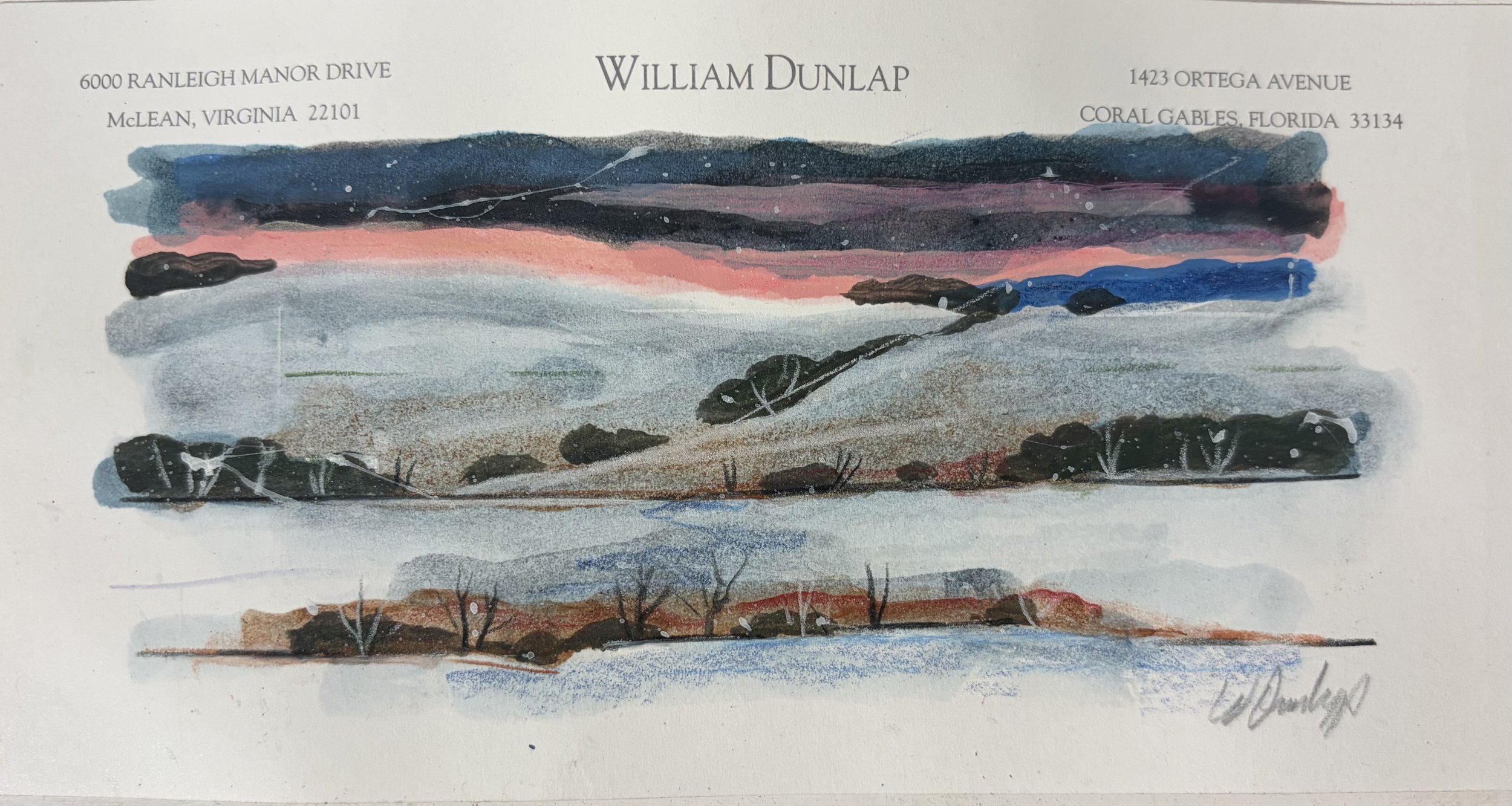 Winter Landscape Study I