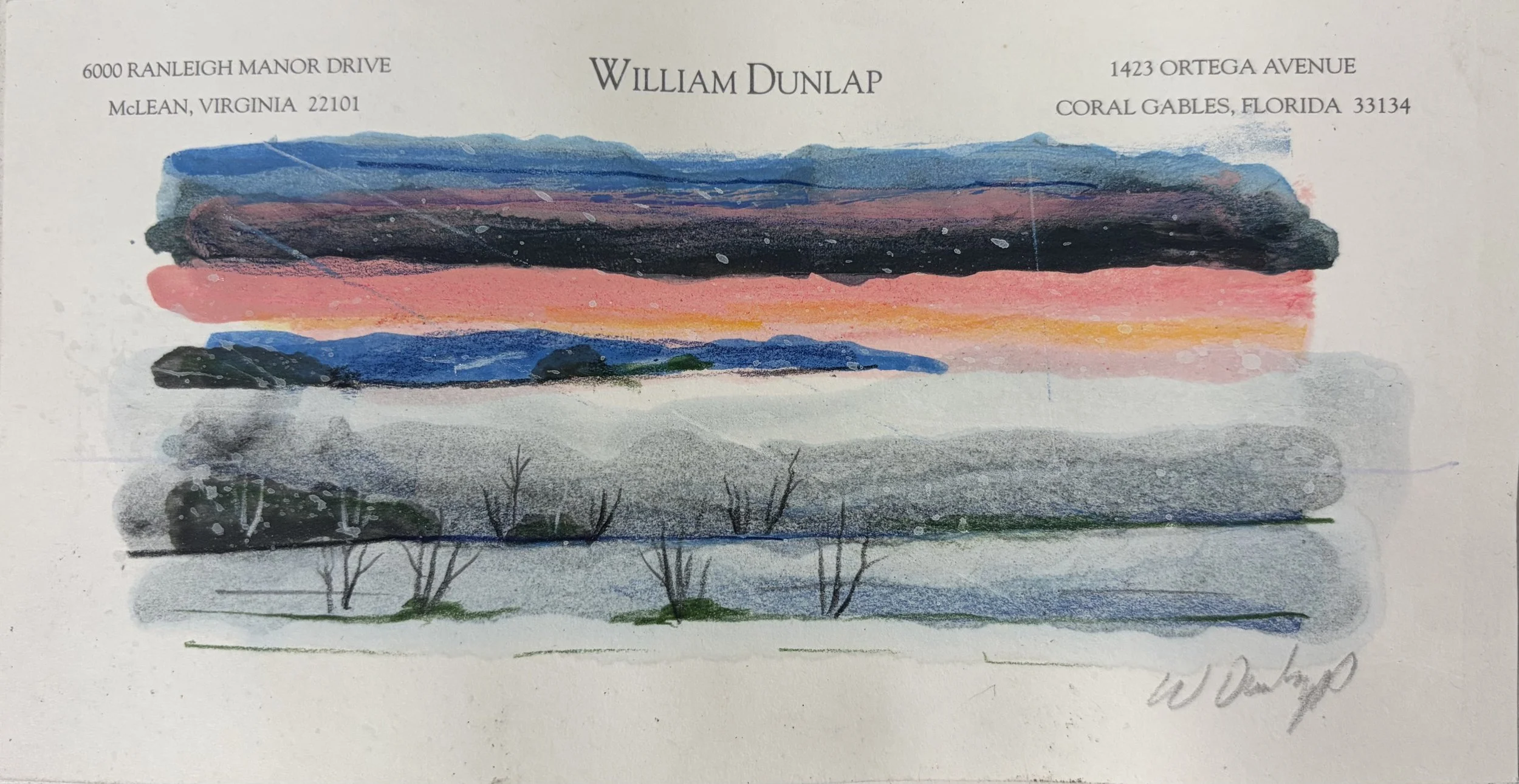 Winter Landscape Study II