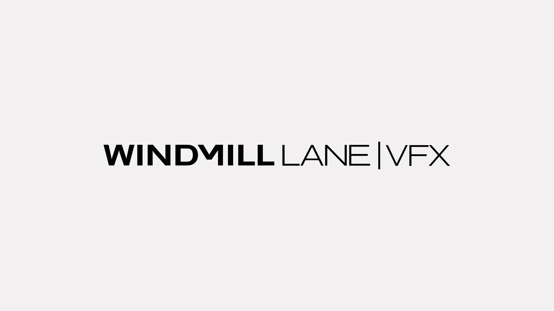 Text reading 'WINDMILL LANE VFX' on a light gray background.