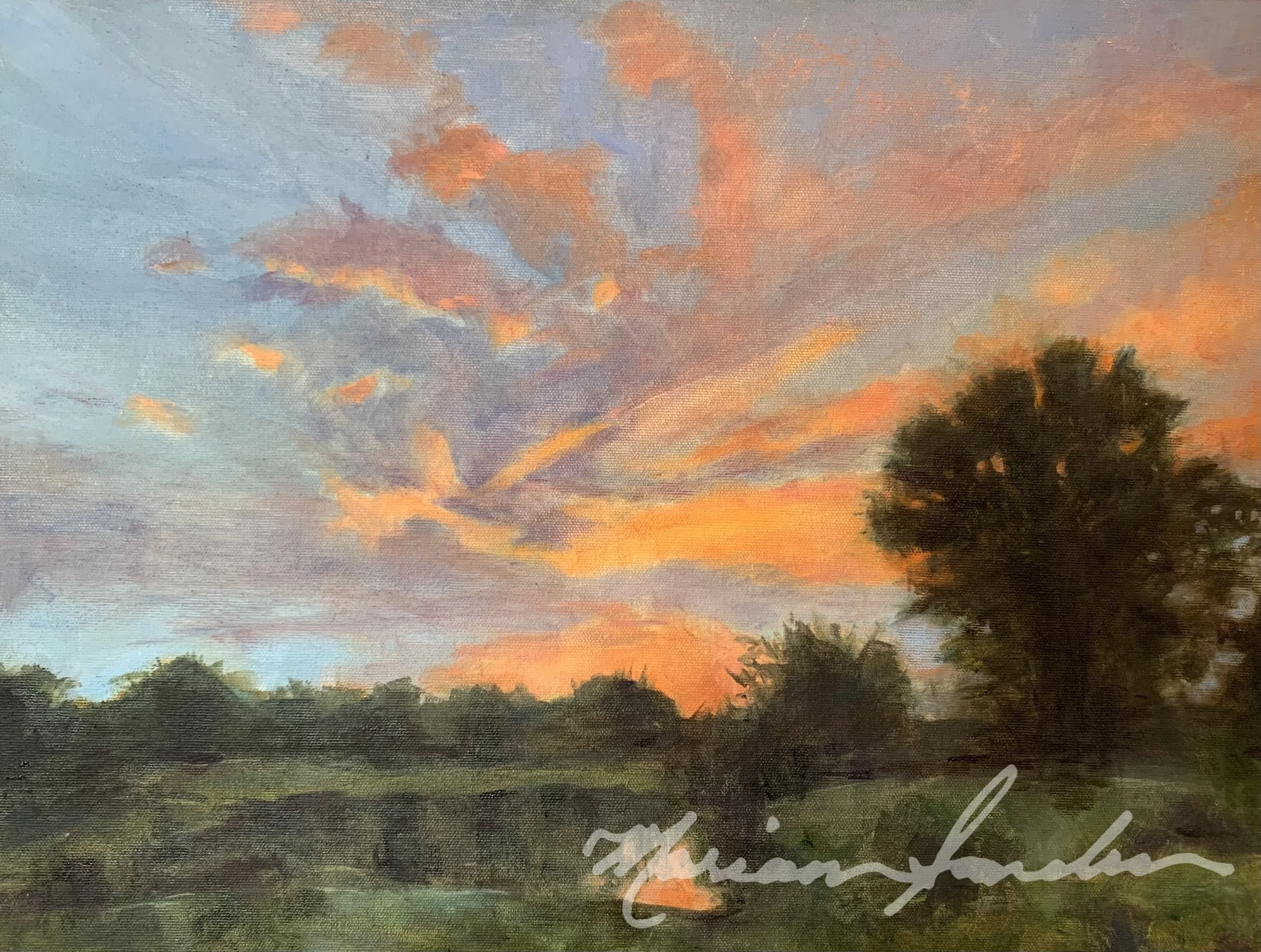 Sunset in the Hills