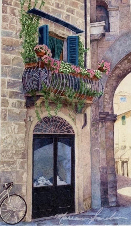 A Balcony in Tuscany