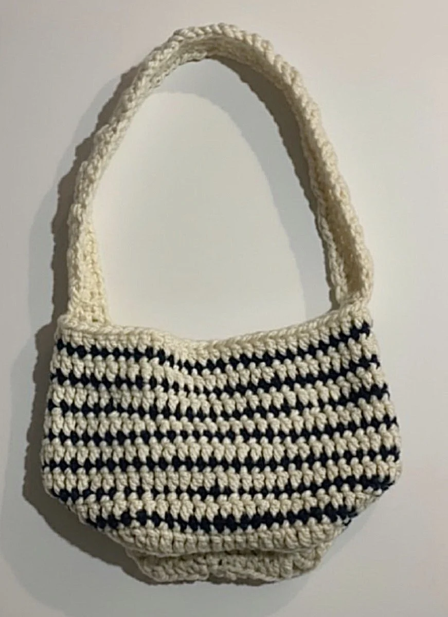 Striped Beach Bag