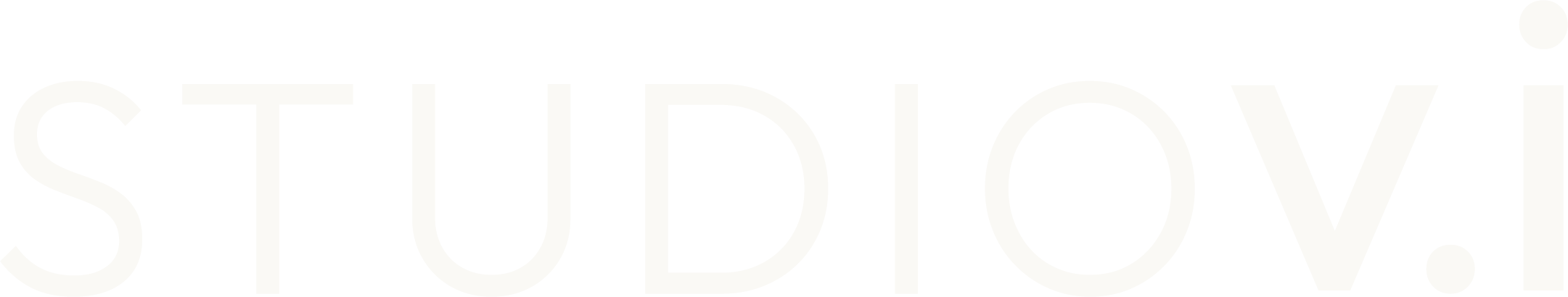Logo do Studio V.I, escritório de arquitetura e interiores no Rio de Janeiro.