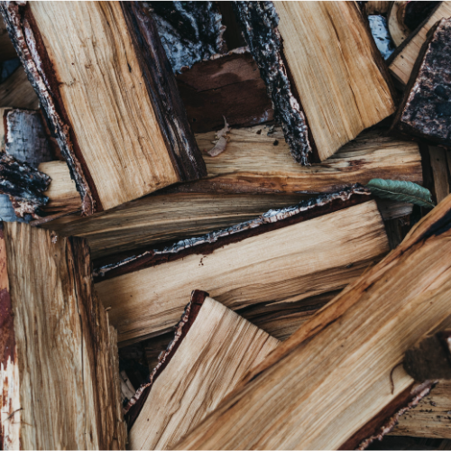 Seasoned firewood