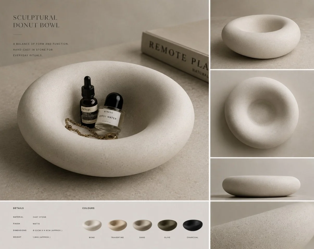 Sculptural Donut Bowl 

- From R750