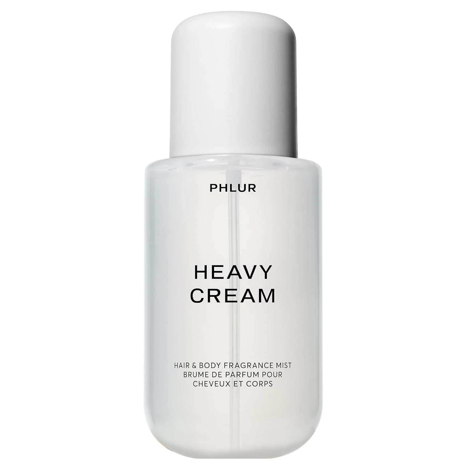 PHLUR Heavy Cream Body Mist, 8 Fl Oz – Hair and Body Perfume for Women | Gourmand Vanilla Body Spray with Marshmallow, Coconut Cream & Citrus Fragrance