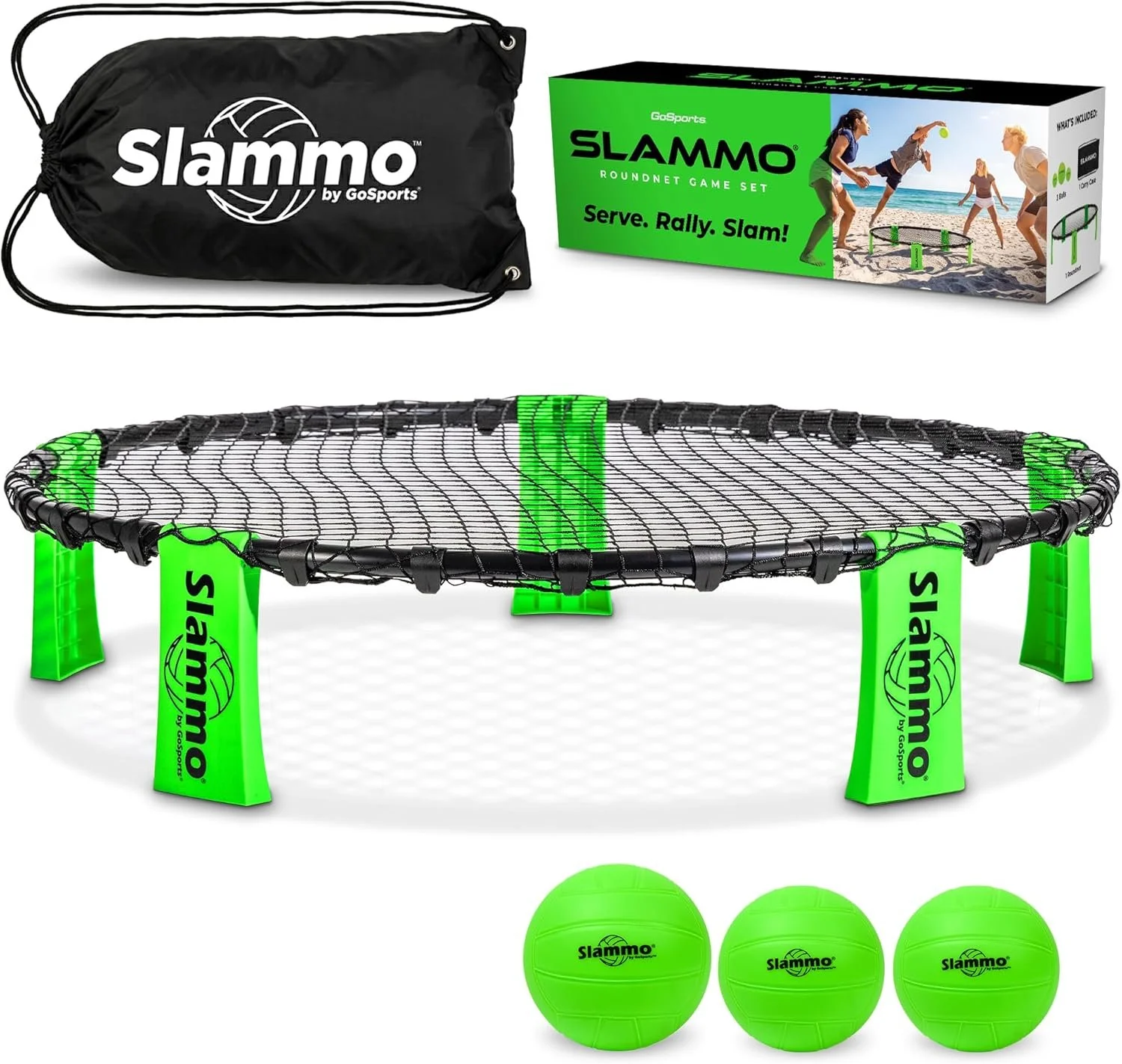 GoSports Slammo Game Set – Ultimate Lawn and Beach Game for Outdoor Fun