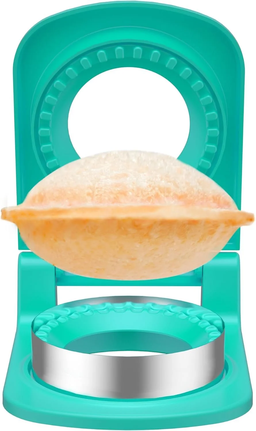 HiYZ Sandwich Cutter and Sealer - Stainless Steel Decruster Sandwich Maker - Peanut Butter and Jelly Crustless Sandwich Bread Pancake Maker Cookie Cutter for Kids Children Boys Girls (Green)