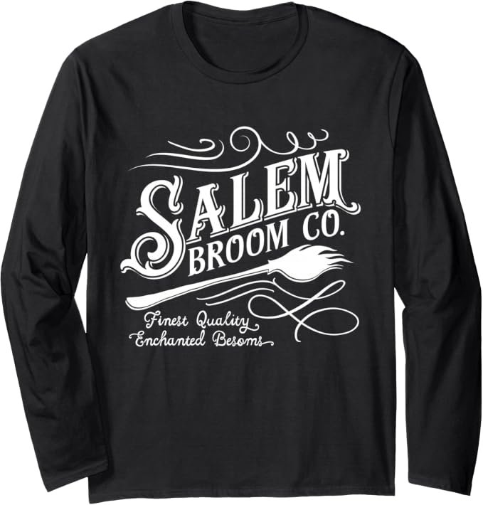 Salem Broom Company est 1692 Halloween Long Sleeve T-Shirt