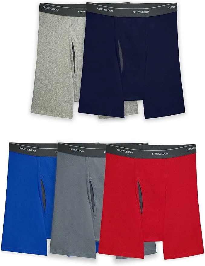 Fruit of the Loom Men's Coolzone Boxer Briefs, Moisture Wicking & Breathable