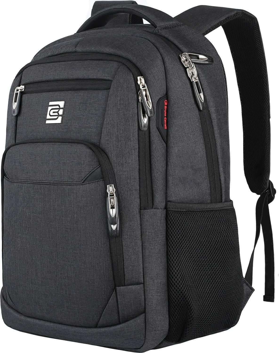 Laptop Backpack,Business Travel Anti Theft Slim College Backpack | Water Resistant Durable Computer Bag Gift for Women & Men Fits 15.6 Inch Laptop and Notebook - Black