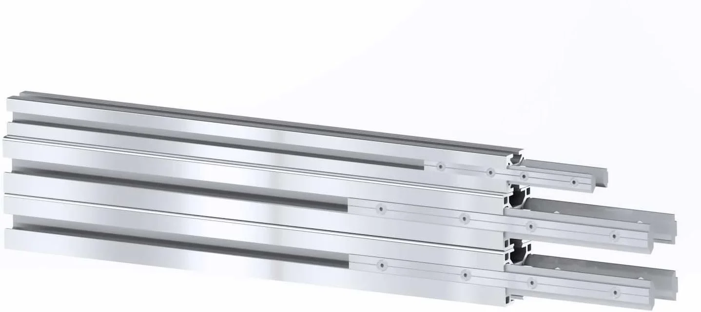 Zozen Chainsaw Mill Aluminum Profile 12inch, Only Fits Zozen Chainsaw Mill | For Spliced Extension to 48", Help to Extend Cutting Size to 48inch