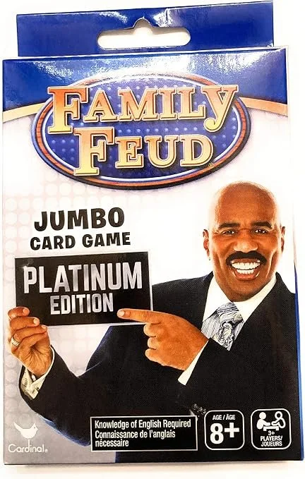 Family Feud Jumbo Card Game Platinum Edition