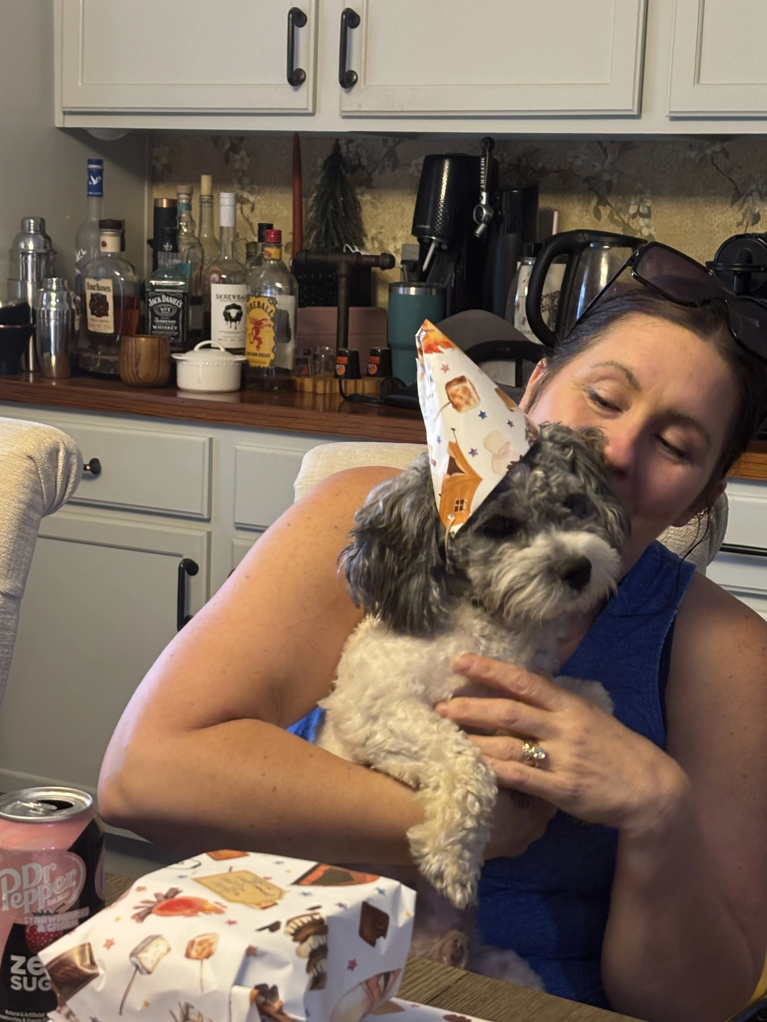 Gizmo turned one years old. We celebrated both Gizmo's and Bane's Birthday.