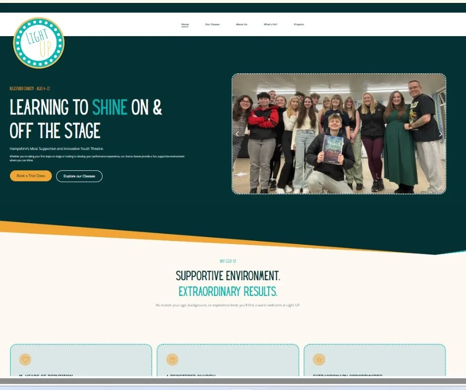 🎭NEW YEAR. NEW WEBSITE. SAME LIGHT UP but with a '26 GLOW UP. ❤️

Drumroll, please&hellip;

It&rsquo;s time to pull back the curtains and proudly unveil our brand-new website &mdash; a fresh online home for everything Light UP!

Whether you&rsquo;re
