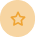 Orange circle on a white background