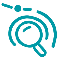 an icon showing a bullseye