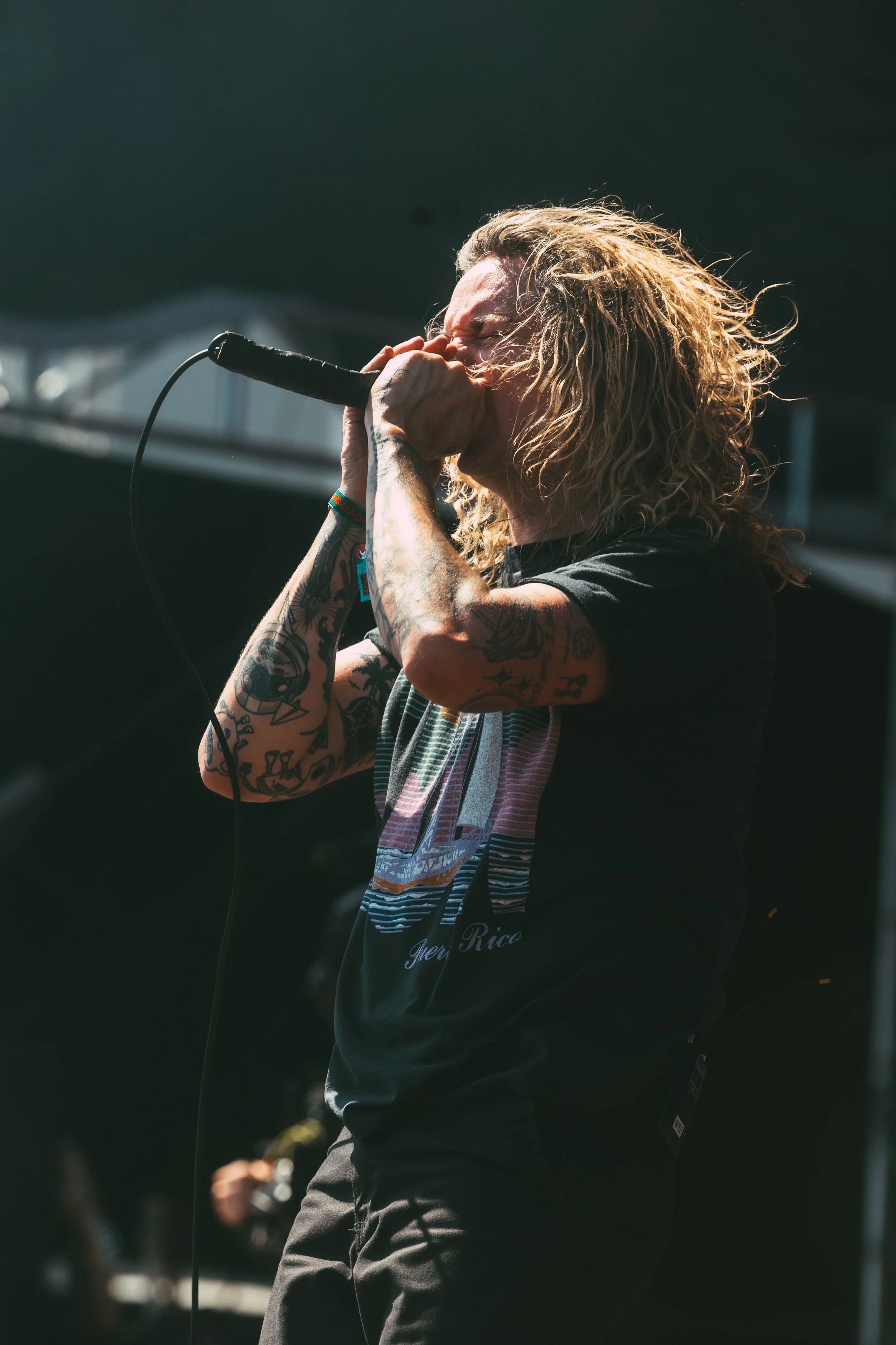 Underøath at Vans Warped Tour in Long Beach, California