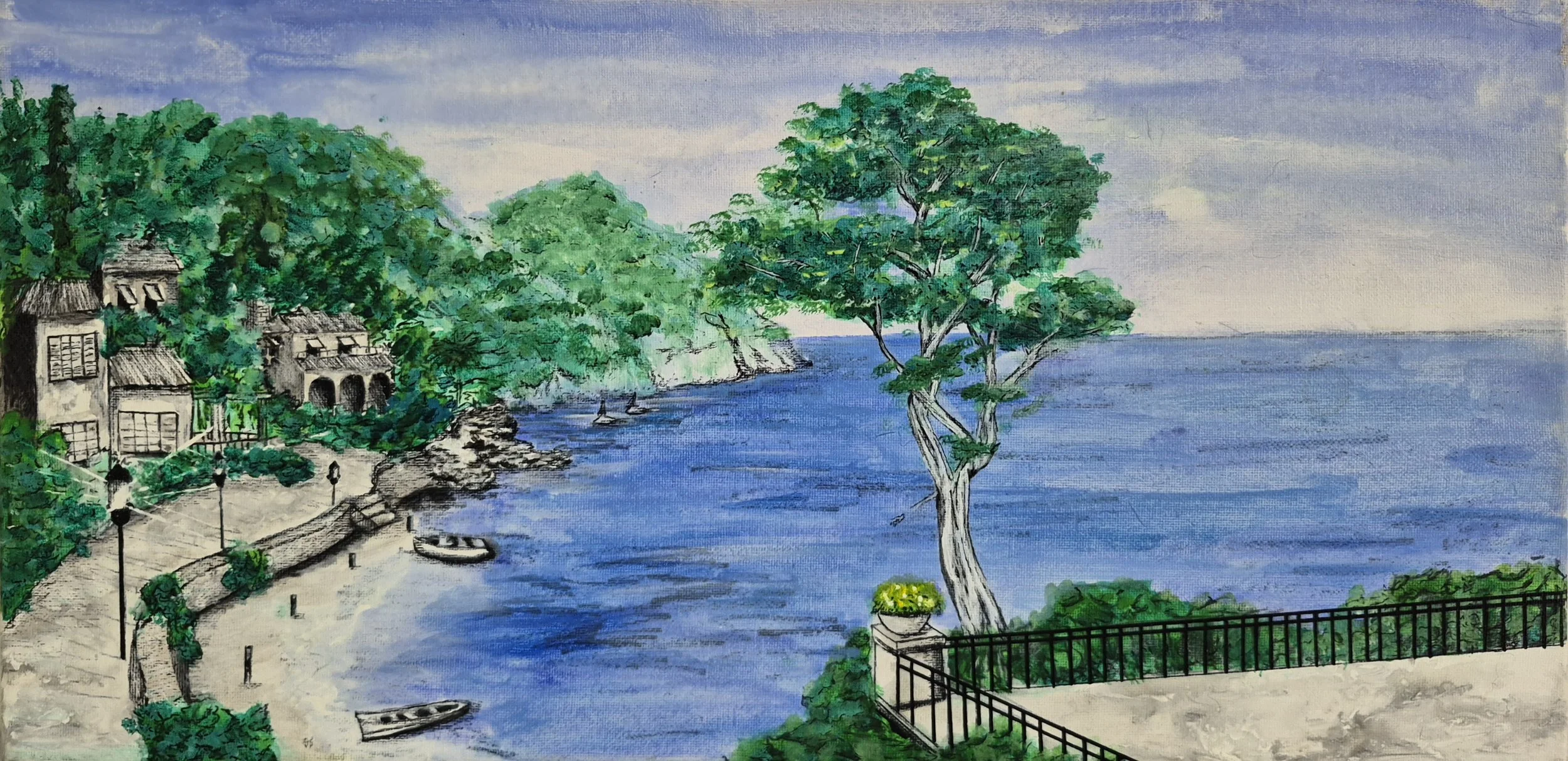 Sketchy Seaside