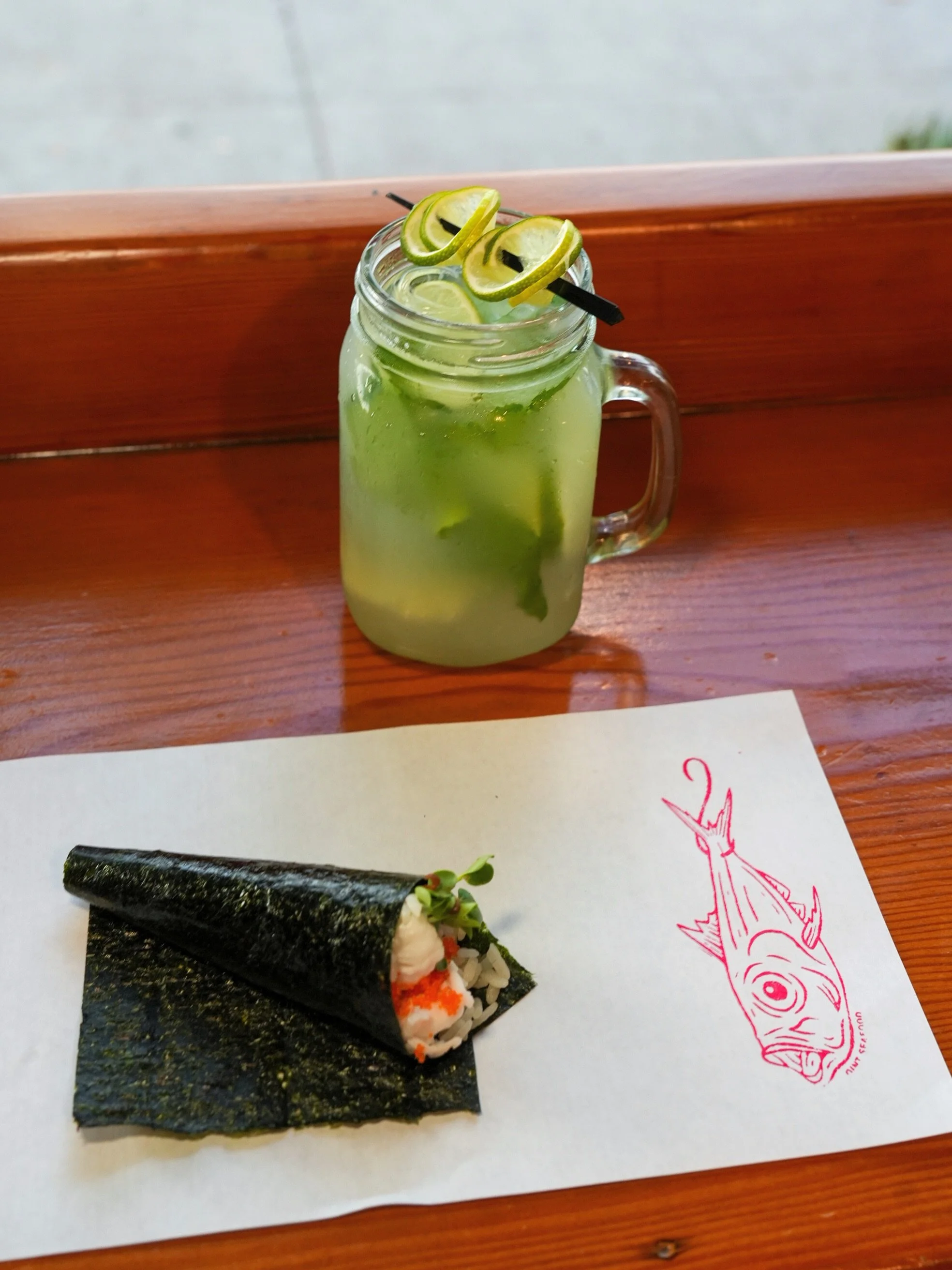 Hand rolls 🤝 sake cocktails. A match made in heaven 

Avail at Sherman Oaks 

#sakecocktail #handrollsushi #handrollbar #shermanoaks