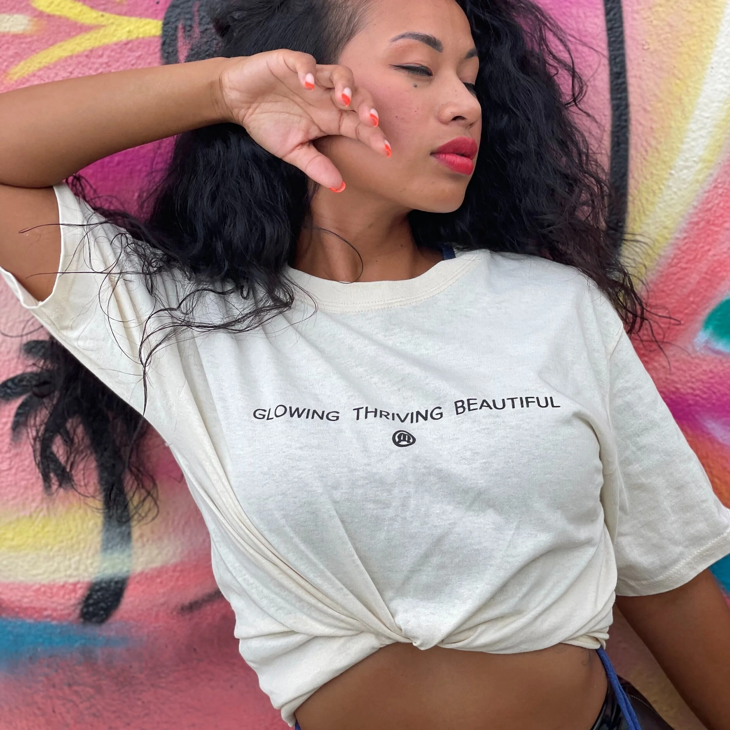 Glowing. Thriving. Beautiful. 100% Cotton T-Shirt